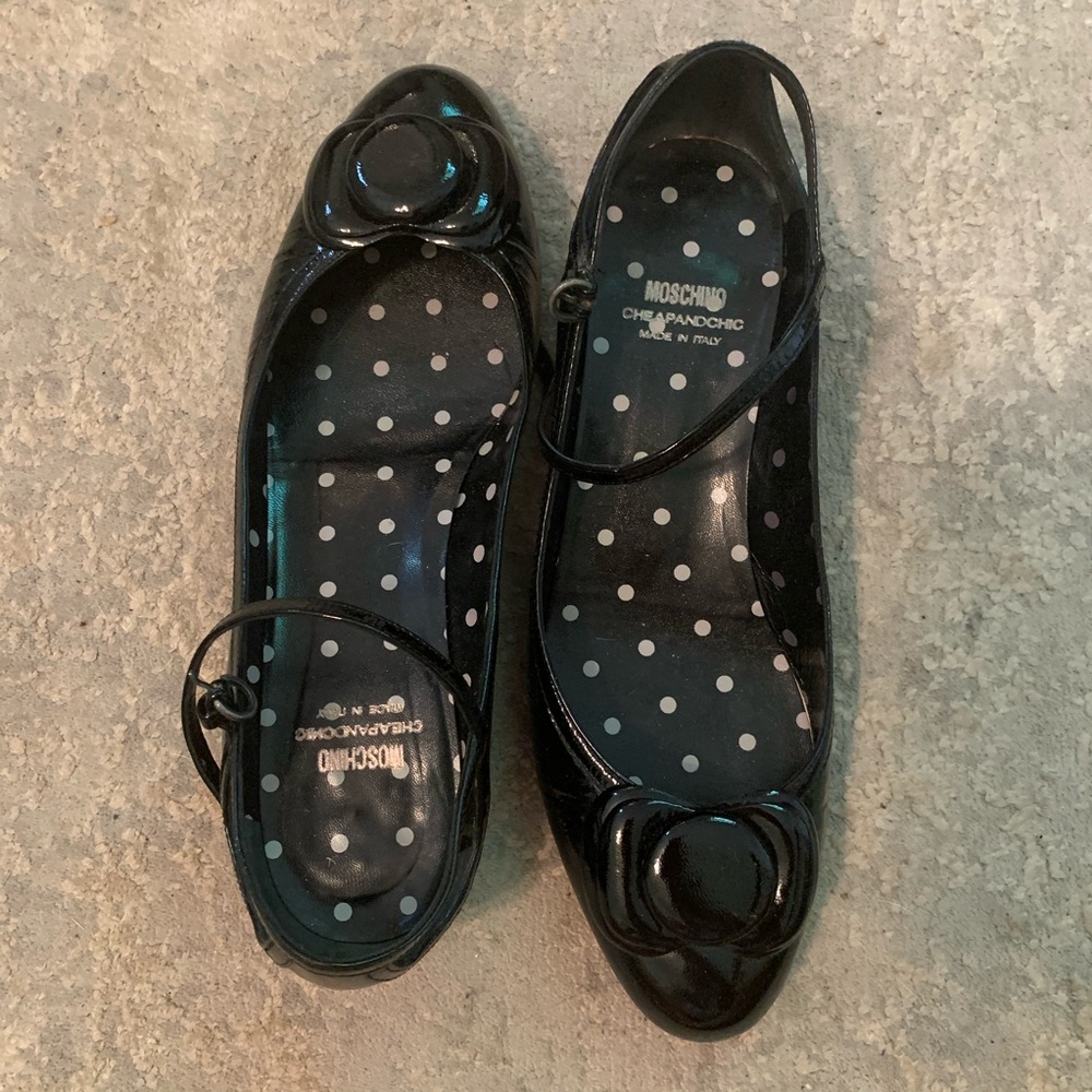 Moschino Mary Jane Flats